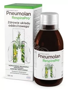 Stada PHARM SPÓŁKA Z OGRANICZONĄ ODPOWIEDZIALNOŚCI Pneumolan RespiraPro syrop 120 ml 3788021 - Witaminy i minerały - miniaturka - grafika 1