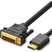 Kable komputerowe i do monitorów - Ugreen Ugreen kabel przewód HDMI - DVI 4K 60Hz 30AWG 1m czarny (30116) 30116 - miniaturka - grafika 1