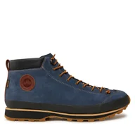 Buty trekkingowe męskie - Trekkingi Lomer Bio Naturale Mid Mtx Suede 50085/A Granatowy - miniaturka - grafika 1