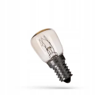 Żarówka E14 15W 230V Do Piekarnika 300C Spectrum - Żarówki tradycyjne - miniaturka - grafika 1