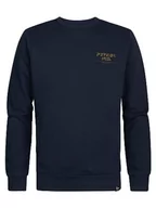 Swetry męskie - Petrol Industries Sweter męski z okrągłym dekoltem, granatowy (Midnight Navy), XXXL, Midnight granatowy, 3XL - miniaturka - grafika 1