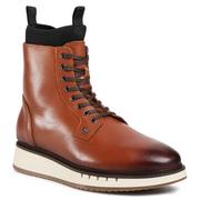 Botki męskie - Tommy Hilfiger Trzewiki Mb Sport Boot 1A FM0FM03149 Winter Cognac GVI - miniaturka - grafika 1