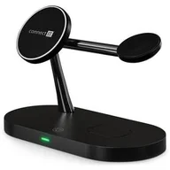 Ładowarki do telefonów - Bezprzewodowa ładowarka Connect IT MultiCharge 5 v 1 MagSafe (CWC-9010-BK) Czarna - miniaturka - grafika 1