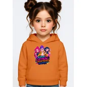 Bluzy dla dziewczynek - BLUZA DZIECIĘCA KPOP DEMON HUNTERS HUNTRIX 146-152 Z KAPTUREM BAWEŁNIANA - miniaturka - grafika 1