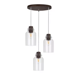 Spotlight Alessandro lampa wisząca 3-punktowa orzech 1760376R 1760376R - Lampy sufitowe - miniaturka - grafika 2