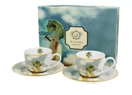 Filiżanki - Filiżanki do espresso porcelanowe ze spodkami DUO Woman with Parasol Claude Monet 100 ml 2 szt - miniaturka - grafika 1