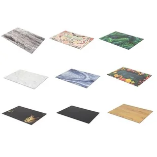 Deska do krojenia szklana 20 x 30 cm Clara mix kolorów - Deski do krojenia - miniaturka - grafika 1