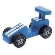 Samochody i pojazdy dla dzieci - Zabawka drewniana Racing Car Blue Trefl - miniaturka - grafika 1