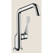Baterie kuchenne - Hansgrohe 39853800 Citterio Jednouchwytowa bateria kuchenna 260 z wyciąganą wylewką stal szlachetna - miniaturka - grafika 1