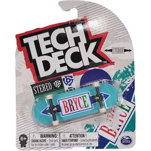 Tech Deck deskorolka fingerboard Stereo Bryce + naklejki - Samochody i pojazdy dla dzieci - miniaturka - grafika 1