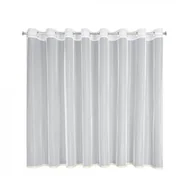 Firany - Firana CASSIE 300 x 150 cm przelotki biało-złoty - miniaturka - grafika 1