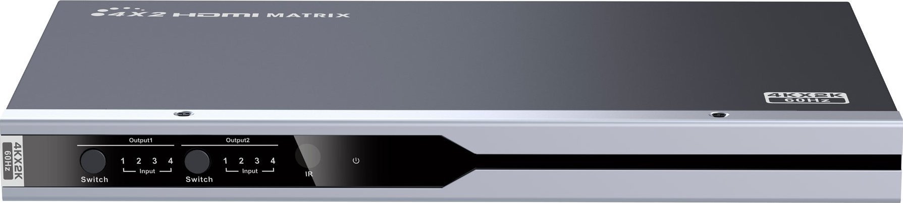 Techly HDMI2.0 Matrix Switch 4x2 4KX2K 60Hz