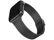 Akcesoria do smartwatchy - Alogy Bransoleta Milanese pasek do Apple Watch 42/44/45mm Czarna 9377X1 - miniaturka - grafika 1