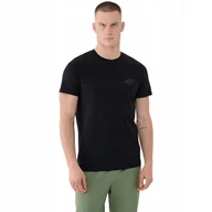 Koszulki męskie - Koszulka męska t-shirt 4F 4FWSS25TTSHM1974 czarny - miniaturka - grafika 1
