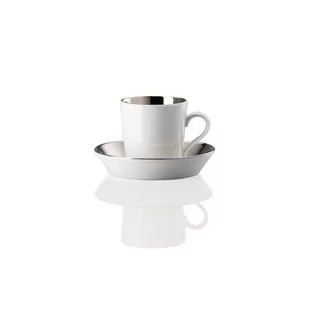Filiżanka do espresso ze spodkiem Tric Silver Arzberg - Filiżanki - miniaturka - grafika 1