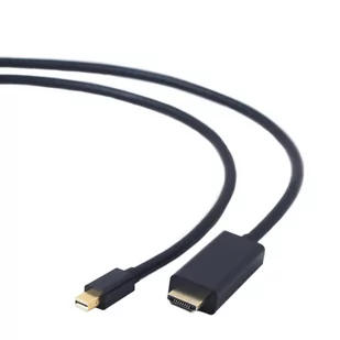 Gembird Kabel CC-mDP-HDMI-6 (Mini DisplayPort M - HDMI M; 1,8m; kolor czarny) 2_207665 - Kable komputerowe i do monitorów - miniaturka - grafika 3
