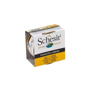 Schesir w galarecie, 6 x 85 g - Tuńczyk z surimi - Mokra karma dla kotów - miniaturka - grafika 1