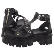 Sandały damskie - Sandały Leyla Vegan Black (AL164-a) Altercore - miniaturka - grafika 1