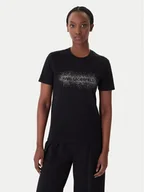 Koszulki i topy damskie - KARL LAGERFELD T-Shirt B1W17030 Czarny Regular Fit - miniaturka - grafika 1