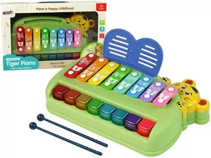 Kolorowe Pianinko Lew Dla Dzieci Cymbałki Klawisze - Instrumenty muzyczne dla dzieci - miniaturka - grafika 1