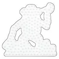 Prace ręczne dla dzieci - Szablony Do Koralików Do Prasowania - Zabawki Kreatywne Dla Chłopców I Dziewczynek - Małpka - miniaturka - grafika 1