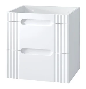 Biała szafka pod umywalkę nablatową 60 cm A3-D44 - Szafki łazienkowe - miniaturka - grafika 1