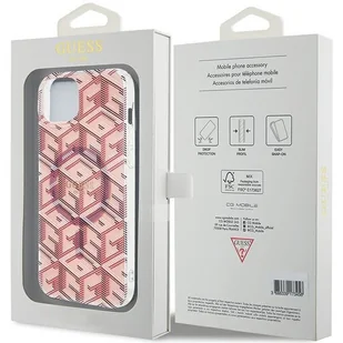 Etui Guess GUHMP15MHGCUSTGP Apple iPhone 15 Plus / 14 Plus hardcase IML GCube MagSafe różowy/pink - Etui i futerały do telefonów - miniaturka - grafika 9