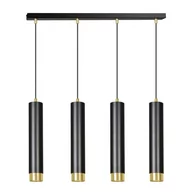 Lampy sufitowe - Emibig KIBO 4 BL/GOLD 644/4 lampa wisząca 4x30W/GU10 IP20 644/4 - miniaturka - grafika 1