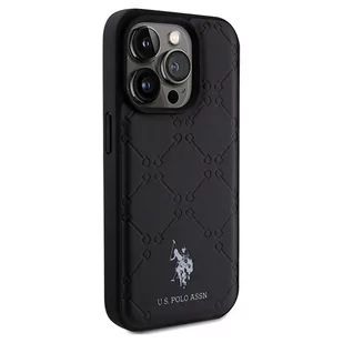 US Polo USHCP15LPYOK iPhone 15 Pro 6.1" czarny/black Yoke Pattern - Etui i futerały do telefonów - miniaturka - grafika 4