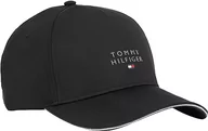 Czapki damskie - Tommy Hilfiger Męska czapka korporacyjna Business Repreve, czarna, jeden rozmiar, Czarny, Rozmiar uniwersalny - miniaturka - grafika 1