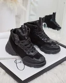 Sneakersy damskie - Royalfashion Sportowe wysokie sneakersy damskie Bullaro-37 - miniaturka - grafika 1