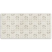 Podkładki na biurko - Podkładka na biurko Złote geometryczne wektory 120x60 cm - miniaturka - grafika 1