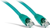 Kable miedziane - Kabel sieciowy patch S/CONN, kat. 6, S/FTP, PIMF, bezhalogenowy, zielony, 15,0 m (75725-HG) - miniaturka - grafika 1