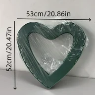 Rękodzieło - TEMU Kształt Blok Klatka Mokra - Zielona Podstawa do Dekoracji Ślubnych, Aranżacje Kwiatowe, Dekoracja Stołu - Wytrzymała dla Kompozycji Floralnych, - miniaturka - grafika 1