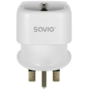 Savio AP-04 gniazdo EU - wtyk UK - Akcesoria podróżnicze - miniaturka - grafika 3
