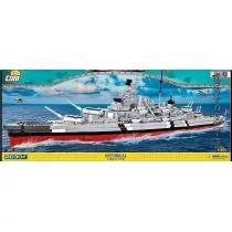 Cobi 4819 Historical Collection WWII Battleship Bismarck niemiecki pancernik 2030 klocków