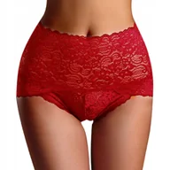 Majtki damskie - MAJTKI DAMSKIE KORONKOWE WYSZCZUPLAJĄCE FIGI Z KORONKĄ WYSOKI STAN - miniaturka - grafika 1