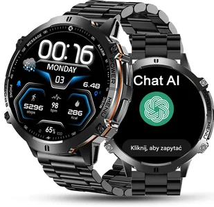 Rubicon RNCF40 black/black Bransoleta PROF - Smartwatch - miniaturka - grafika 1