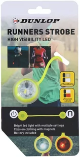 Opaska odblaskowa do biegania LED Dunlop - Rękawiczki rowerowe - miniaturka - grafika 1