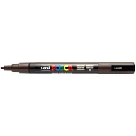 Markery do tablic - UNI ball POSCA marker (z delikatną końcówką okrągłą) zielone jabłko, ciemnobrązowy PX202317000 - miniaturka - grafika 1
