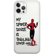 Etui i futerały do telefonów - ERT GROUP etui na telefon Iphone 12 PRO MAX, case oryginalny i oficjalnie licencjonowany przez Marvel, wzór Spider Man 024, optymalnie dopasowane, plecki z TPU częściowo przeźroczyste - miniaturka - grafika 1