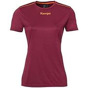 Koszulki i topy damskie - Kempa Kempa damska koszulka T-shirt-200235011 czerwony Deep Rot S 200235011 - miniaturka - grafika 1