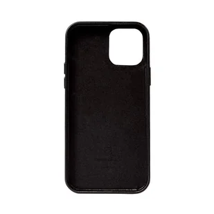 Crong Essential Cover - Etui ze skóry ekologicznej iPhone 12 Pro Max (czarny) - Etui i futerały do telefonów - miniaturka - grafika 5