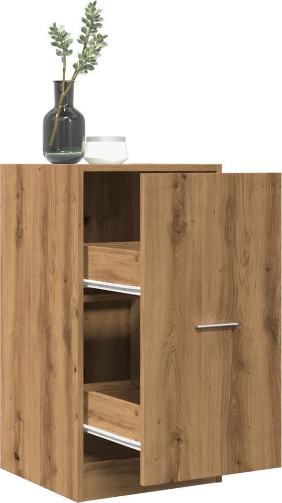 vidaXL Szafka apteczna, dąb artisian, 40x41x77,5 cm