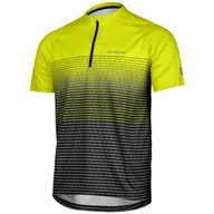 Bluzy sportowe męskie - Męska koszulka kolarska Etape Freetime 2.0 Rozmiar: L / Kolor: czarny/żółty - miniaturka - grafika 1