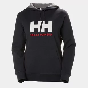 Damska bluza dresowa nierozpinana z kapturem HELLY HANSEN HH LOGO HOODIE - Kurtki i kamizelki sportowe damskie - miniaturka - grafika 1