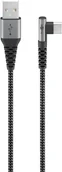 Kable - Kabel USB-C - USB-A 2.0 Goobay KĄTOWY TEXTIL 2m - miniaturka - grafika 1