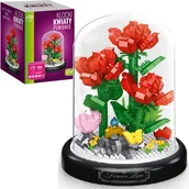 Klocki - Klocki kwiaty-piwonie p/kloszem 684el 176470 - miniaturka - grafika 1