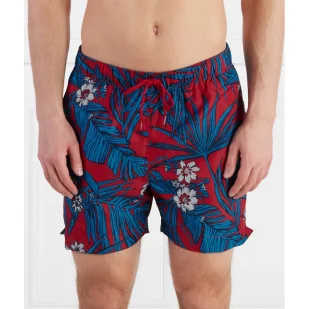 Tommy Hilfiger Szorty kąpielowe MEDIUM DRAWSTRING PRINT | Regular Fit - Kąpielówki męskie - miniaturka - grafika 1