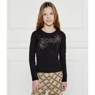 Michael Kors KIDS Bluzka Regular Fit - Bluzy dla dziewczynek - miniaturka - grafika 1